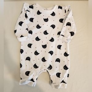 Mini Heroes French Terry Long Sleeve Romper